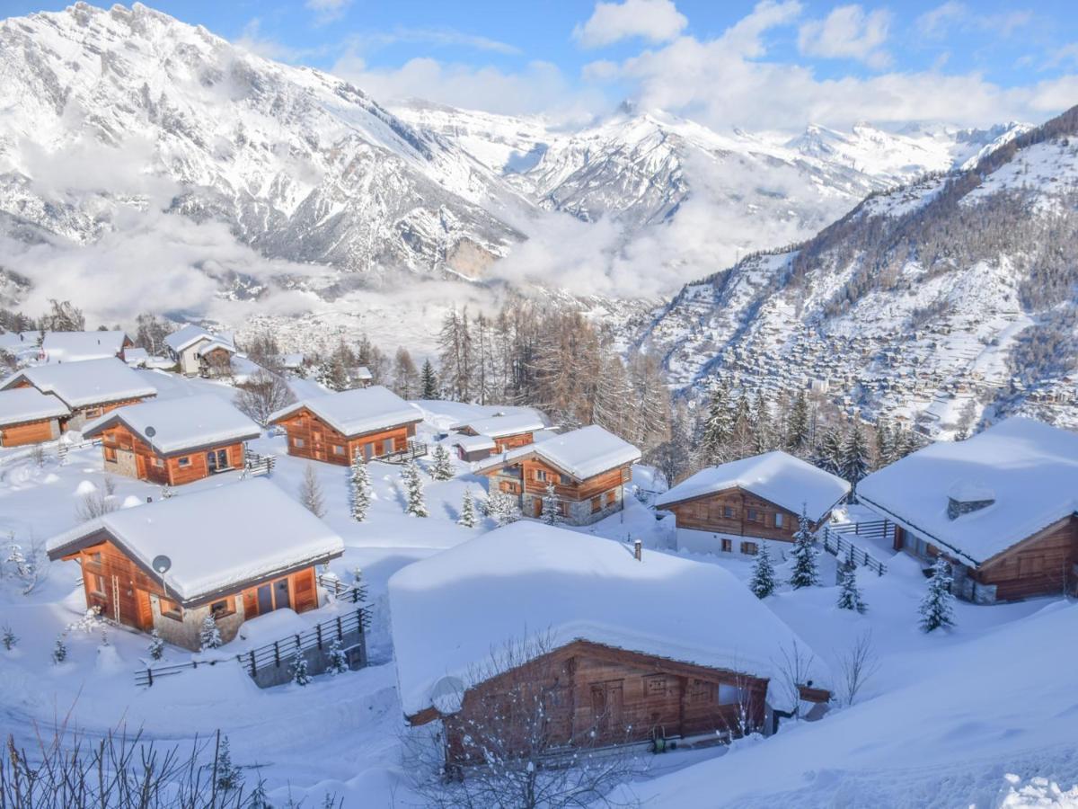 Appartement O Bouleau La Tzoumaz Bagian luar foto