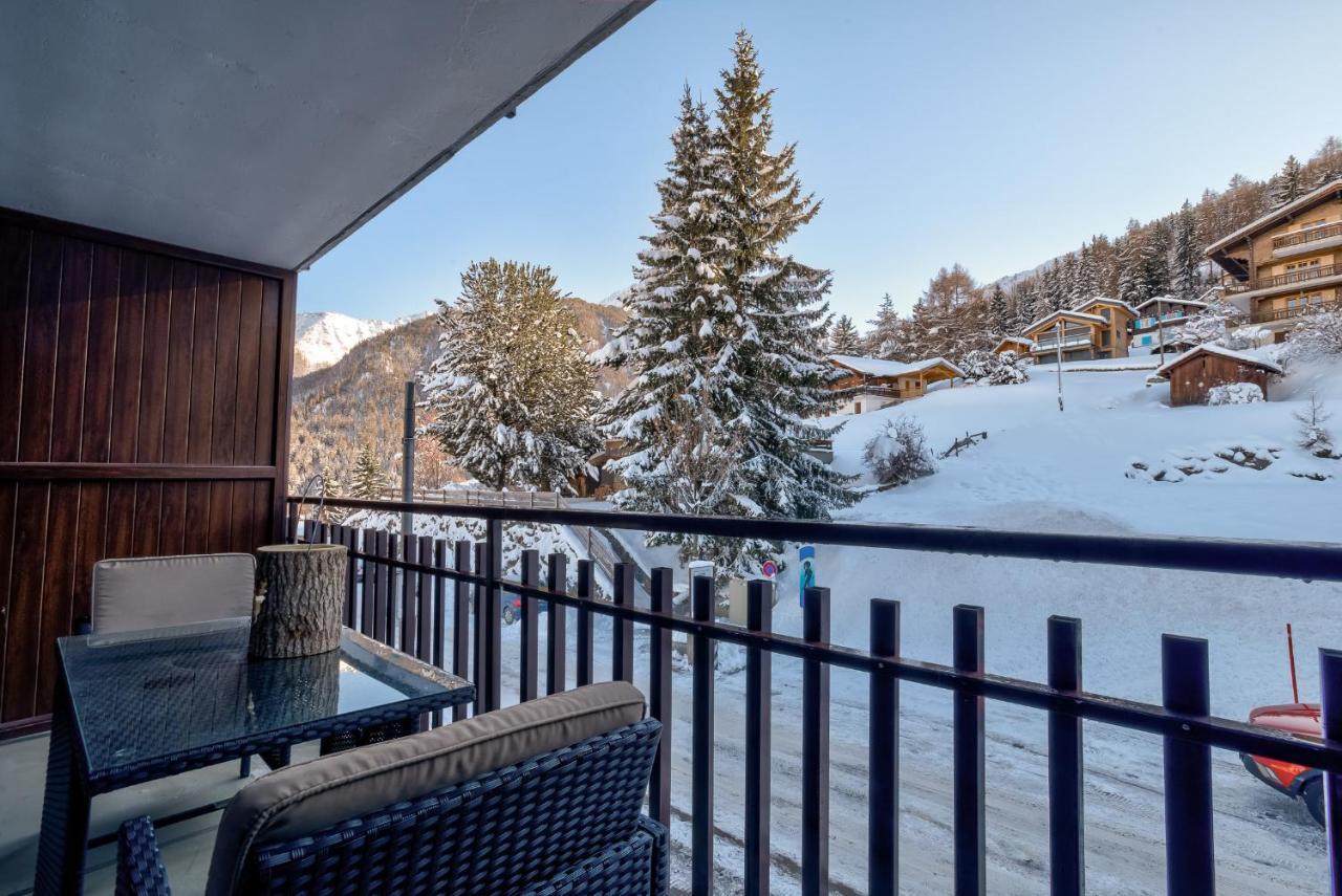 Appartement O Bouleau La Tzoumaz Bagian luar foto